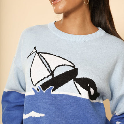 Orca knit sweater