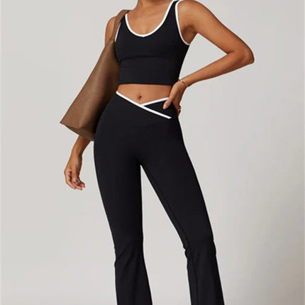 The Stamina Tank Top Flared Leggings 2-Piece Set