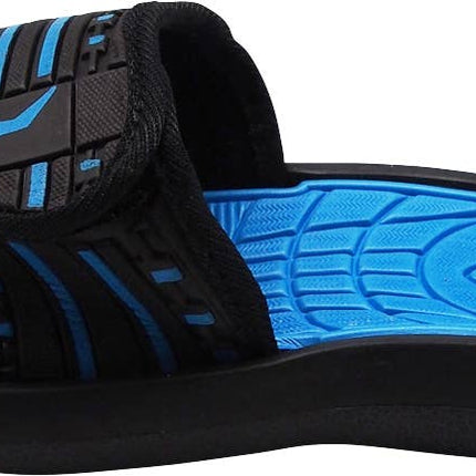 Norty Boy's Summer Comfort Casual Slide Flat Strap Shower Sandals Slip On Shoe
