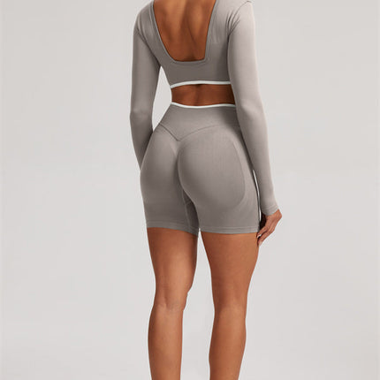 The Elevate New Long Sleeve Crop top