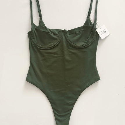 Carolee One Piece Swimsuit - Nori