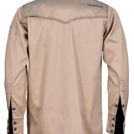 khaki welding FR Shirt