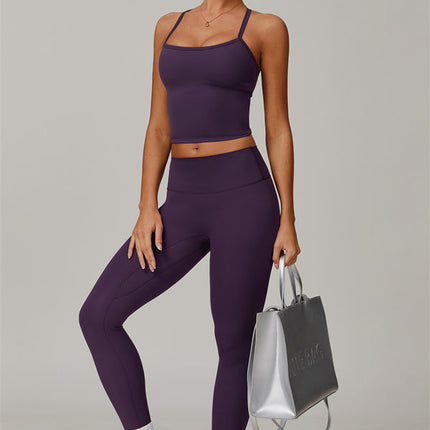 The Isabella Crop Top Leggings 2-Piece Set