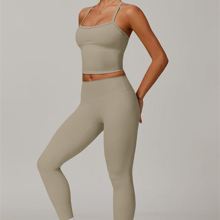 The Isabella Crop Top Leggings 2-Piece Set