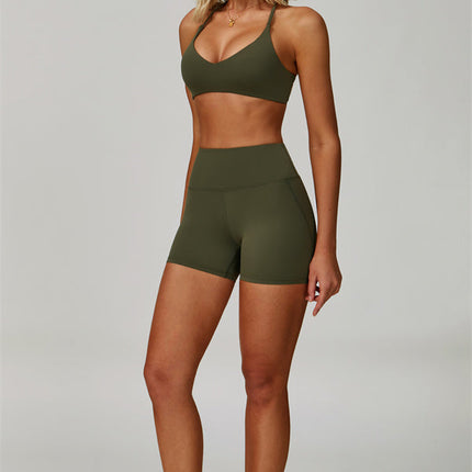 The Bold Cross Back Sports Bra