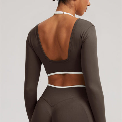 The Elevate Long Sleeve Crop top