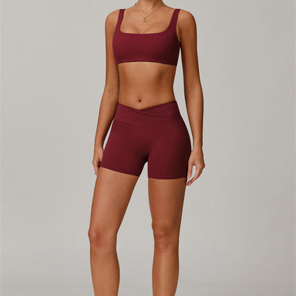 The Halo Sports Bra Shorts 2-Piece Set