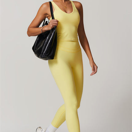 The Enigma Cross Back Vest Leggings 2-Piece Set