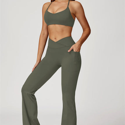 The Propel Sports Bra Flared Leggings 2-Piece Set