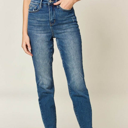 Judy Blue Full Size Tummy Control High Waist Slim Women Jeans