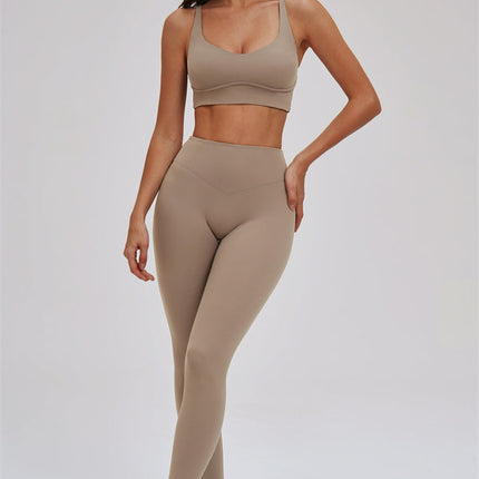 The Kinetic Cross Back Sports Bra Leggings 2-Piece Set