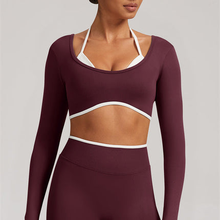 The Elevate Long Sleeve Crop top Leggings 2-Piece Set