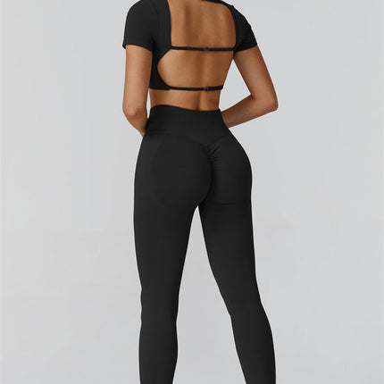 The Reign Crop Top Leggings 2-Piece Set