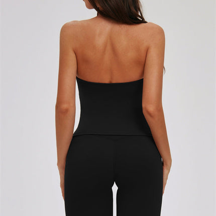 The Twirl Halter Tank Top Capri Leggings 2-Piece Set