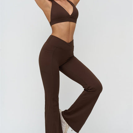 The BoldFit Sports Bra Flared Leggings 2-Piece Set