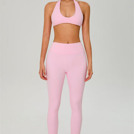 The Solid Sports Bra Leggings 2-Piece Set