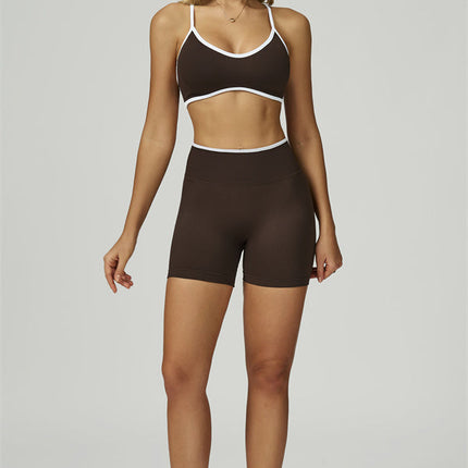 The Prime Line Sports Bra Shorts 2-Piece Set