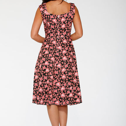 20125 Heart Angel Swing Dress in Black