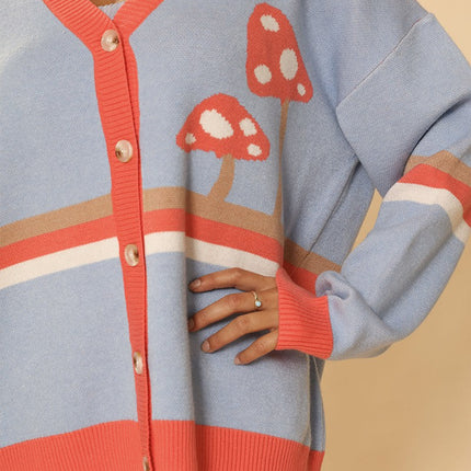 Mushroom cardigan