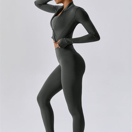 The Eloise Jacket Sports Bra Leggings 3-Piece Set