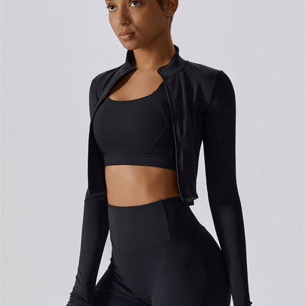 The Eloise Jacket Sports Bra Shorts 3-Piece Set