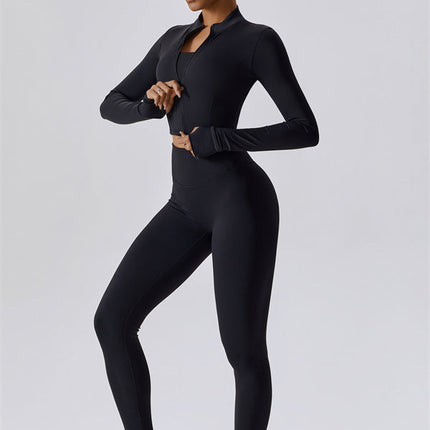 The Eloise Jacket Sports Bra Leggings 3-Piece Set