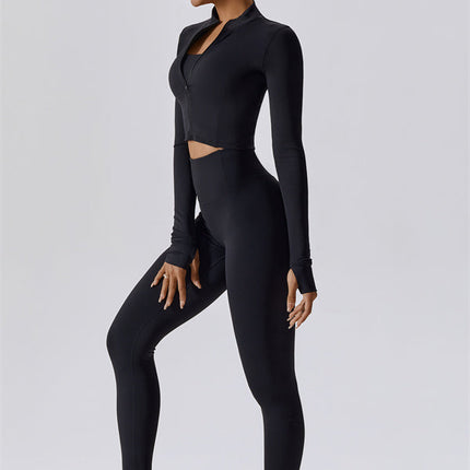The Eloise Jacket Sports Bra Leggings 3-Piece Set