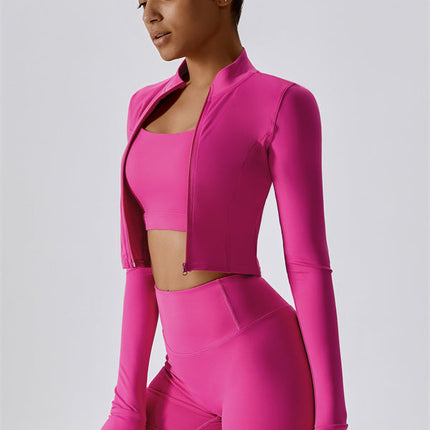 The Eloise Jacket Sports Bra Shorts 3-Piece Set