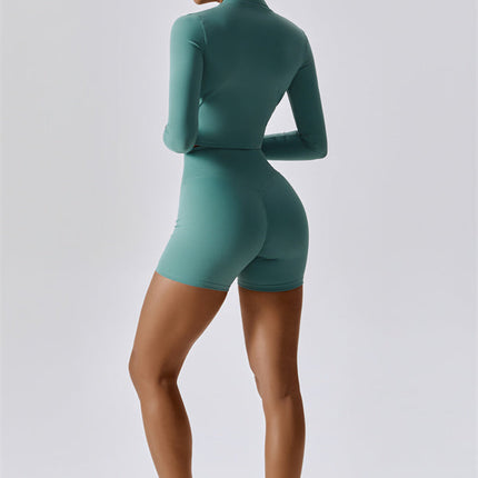 The Eloise Jacket Sports Bra Shorts 3-Piece Set