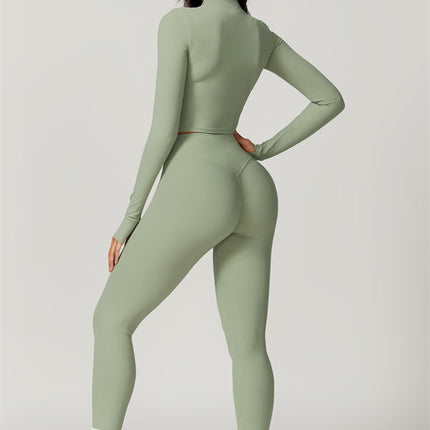 The Eloise Jacket Sports Bra Leggings 3-Piece Set