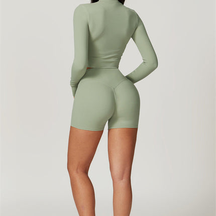 The Eloise Jacket Sports Bra Shorts 3-Piece Set