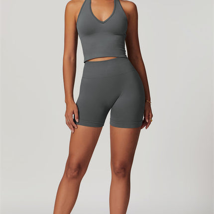 The Delight Halter Top Shorts 2-Piece Set