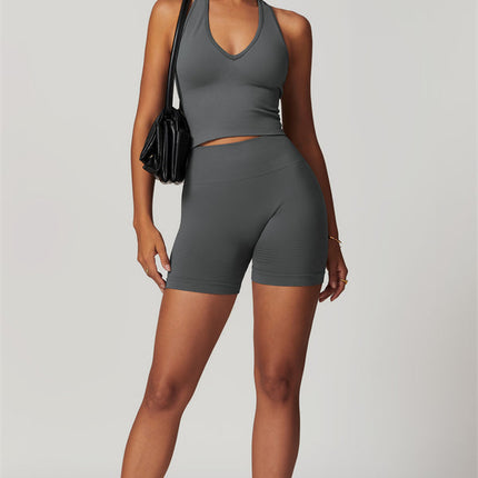 The Delight Halter Top Shorts 2-Piece Set