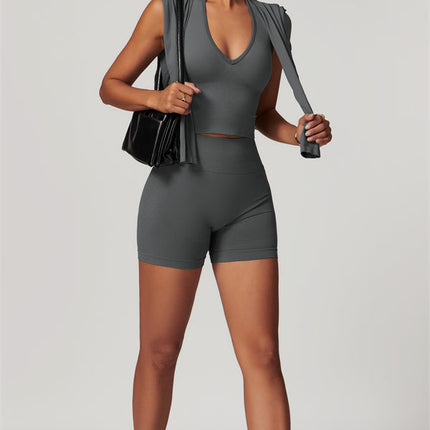The Delight Halter Top Shorts 2-Piece Set