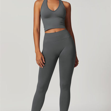 The Delight Halter Top Leggings 2-Piece Set