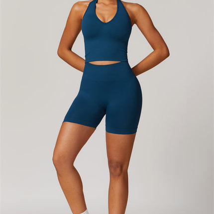 The Delight Halter Top Shorts 2-Piece Set