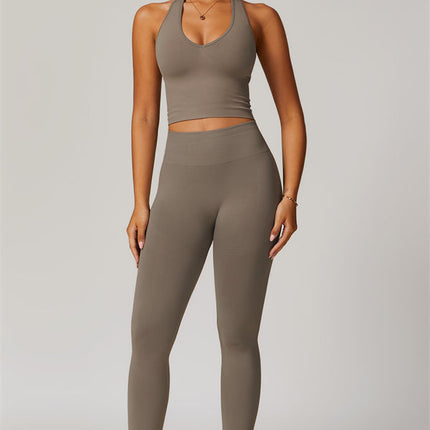 The Delight Halter Top Leggings 2-Piece Set