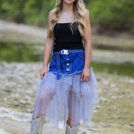 Denim Tutu Skirt