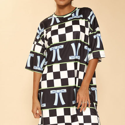 Night gown t-shirt dress