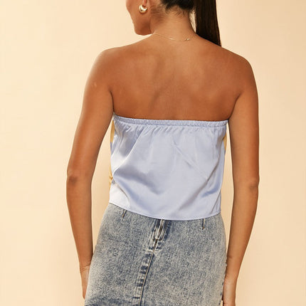 Cropped tube top