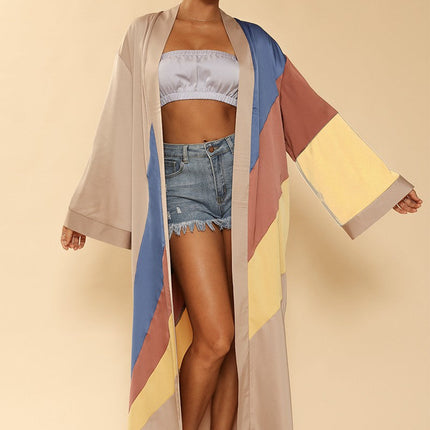 Retro stripe Kimono