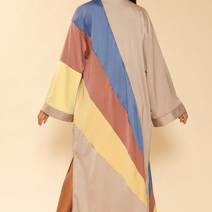 Retro stripe Kimono