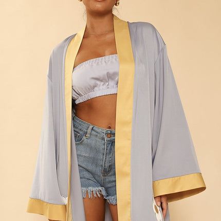 Flower field kimono