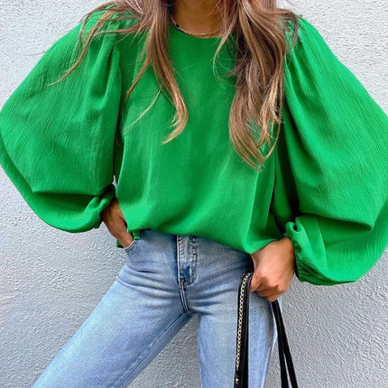 Puff sleeve top