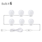 White 6 lights / USB