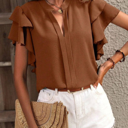 Ruffle blouse