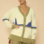 Light yellow multi / S