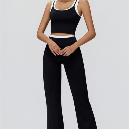 The Canyon Crop Tank Flared Leggings 2-Piece Set