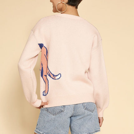 Tiger knit sweater
