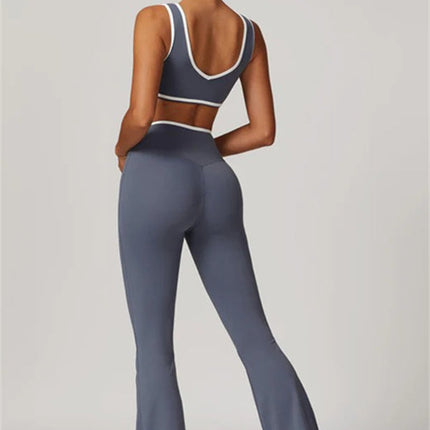 The Stamina Sports Bra Flared Leggings 2-Piece Set